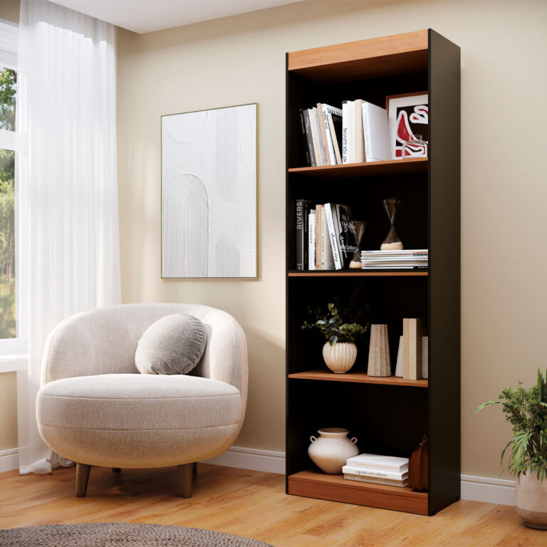 FLEX LIVREIRO PRETO 2P AMB